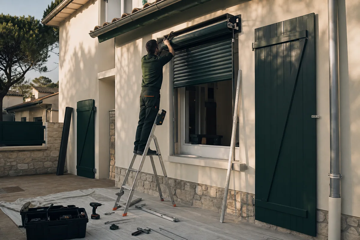 installation volet roulant Toulon — Installation de volets roulants