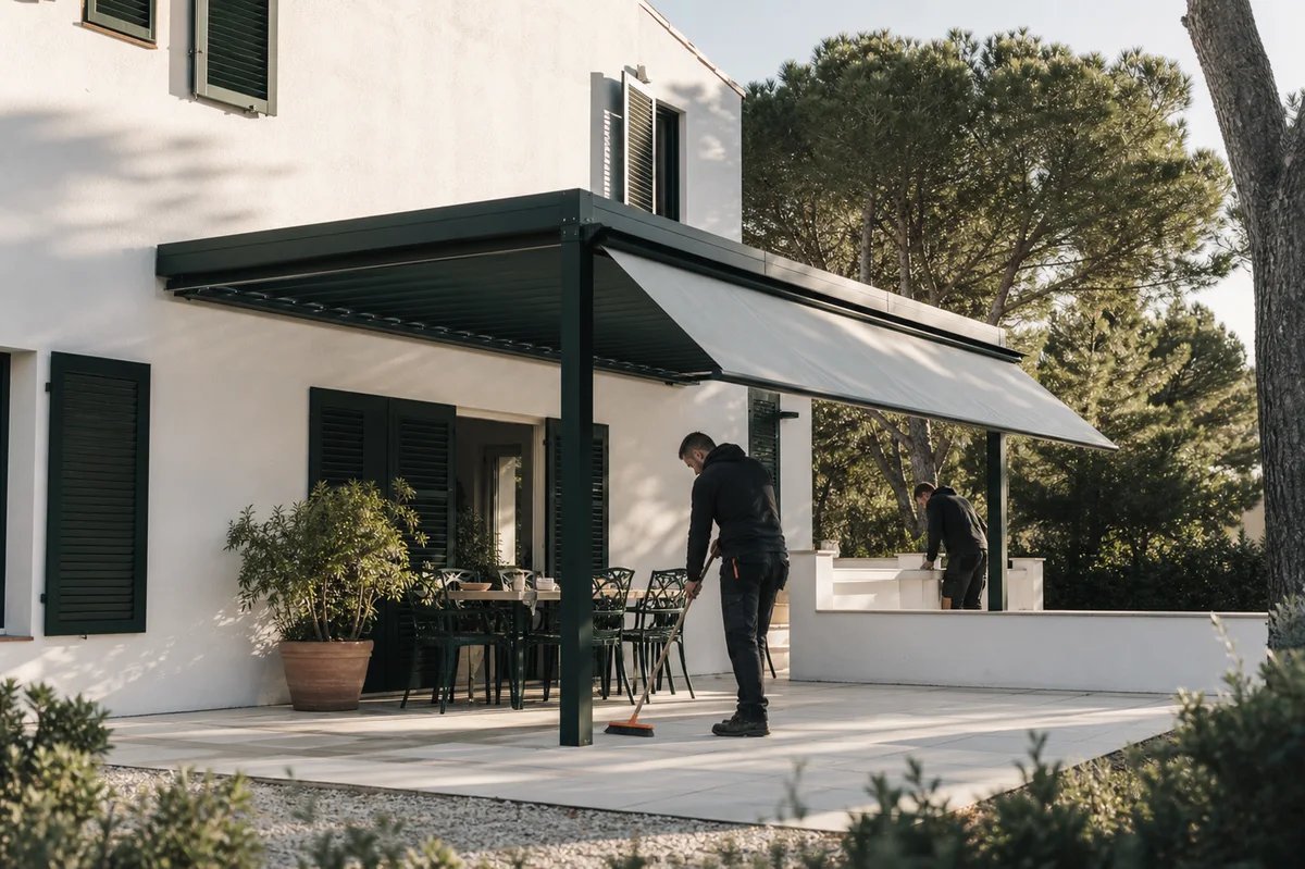 Stores bannes et pergolas à Toulon — prestation